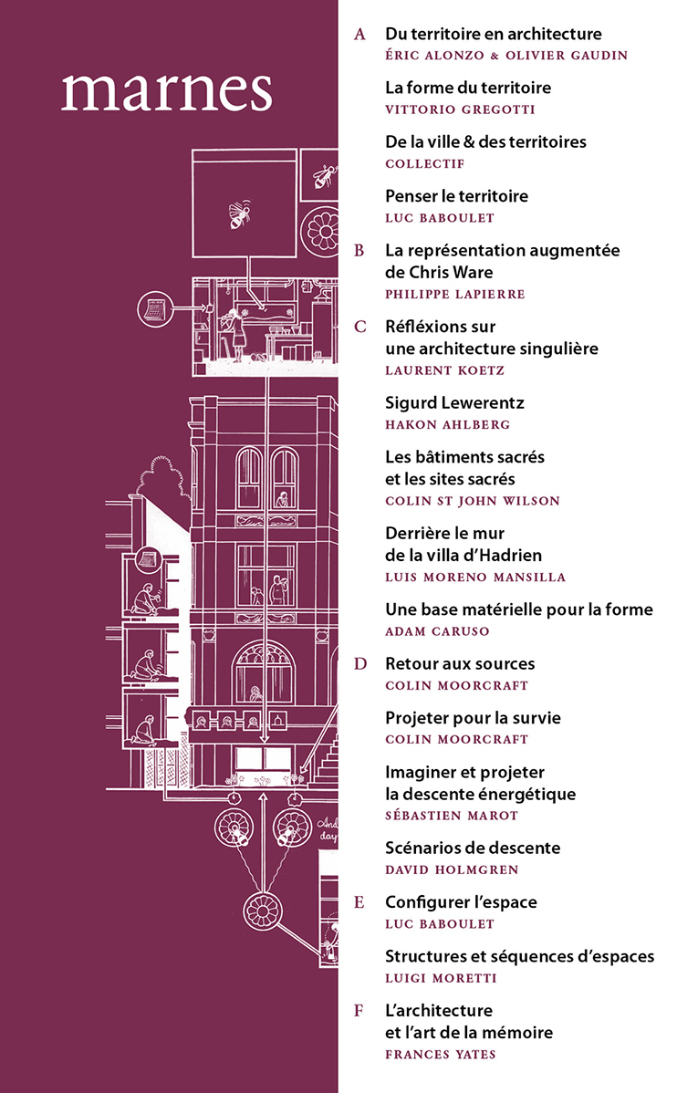 *Marnes*, documents d'architecture, vol. 5