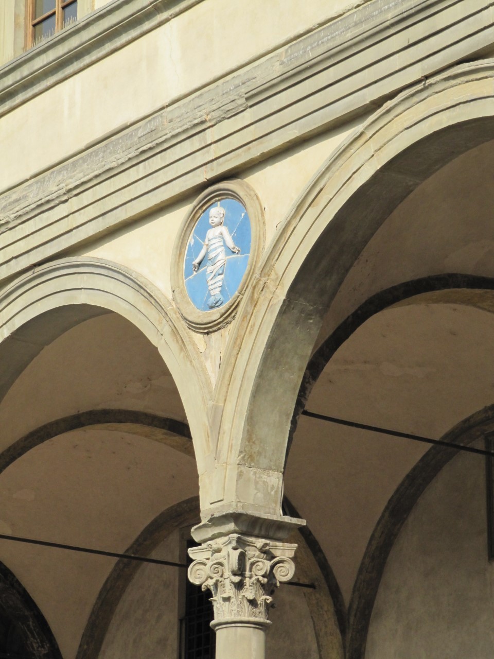 <p>Filippo Brunelleschi Hôpital des Innocents Florence. DR.</p>